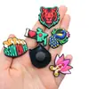 Zuecos estilo bangladesí con dijes de goma suave de dibujos animados para zapatos, coloridos y versátiles, lindos y únicos, accesorios de calzado exóticos