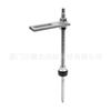 Teja de acero de color Soporte de hierro para casa Tornillo para madera de doble cabeza con pieza de soporte en L Soporte fotovoltaico solar Tornillo para madera de doble cabeza