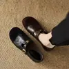 Otoño 2026 Nuevos Zapatos Mary Jane Versátiles Piel Suave Suela Suave Casual Retro Mary Jane Planos Punta Redonda Zapatos de Piel para Mujer