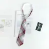 Estilo Japonés jk Corbata Mujer Talla Única Perezoso Preppy Estilo Camisa Uniforme Accesorios Uniforme Estudiante Cuadros Pareja Masculina Mismo Estilo