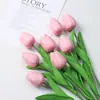 Tulipanes Artificiales, Flores Falsas, Decoraciones para Mesa de Sala, Accesorios, Flores de Mano, Ramos Artificiales, Decoraciones Florales de Boda