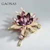 Accesorios de Broche de Lujo Transfronterizos para Mujer, Broche de Cristal, Pin Multifuncional para Chaqueta de Traje, Exquisito y Elegante Diseño Floral, Venta al por Mayor