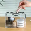 Bolsa de Almacenamiento Transparente de PVC Bolsa para Cosméticos Líquidos Bolsa de Neceser Sellada para Viaje Bolsa de Almacenamiento para Botellas Bolsa Transparente para Cosméticos