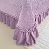 Manta de Cama de Felpa de Leche Dibujos Animados Clase A Invierno Patchwork Bordado Funda Nórdica Sábana Bajera Acolchada Funda Nórdica Juego de Tres Piezas Cálido Juego de Cuatro Piezas
