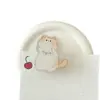 Clipe de Vedação Fofo em Formato de Gato, Clipe de Bolsa Plano de Acrílico Delicado, Clipe de PP Fofo para Presente, Pingente de Mochila