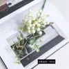 Flor artificial ramo alto fruta rica azevinho fruto baga vermelha casa casamento decoração ornamentos Ano Novo flor atacado baga