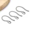 Aço Inoxidável Banhado a Ouro Cor Duradoura Gancho de Orelha Acessórios de Joia Fio de Orelha Assimétrico Argola de Orelha Brincos DIY Materiais para Fazer Brincos