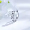 Pêssego Branco Bolha Verão Estilo Coreano Estilo Ins Micro-Incrustado Zircônio Broche Brincos Argola Hensen Jewelry Brincos Piercing