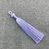 Yixiangfei 8cm Cuerda de Poliéster Anillo de Tracción Borla Pendientes de Poliéster Borla Nudo Chino Enderezado a Alta Temperatura Borla Colgante Venta al por Mayor
