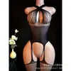 Medias de lencería sexys con entrepierna abierta y ligueros, medias de rejilla de una pieza, fáciles de quitar, medias sexys y seductoras, disponibles para exportación transfronteriza