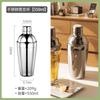 Aço inoxidável Shoke Pot Cocktail Shaker terno Cocktail Shaker Ice Shaker Hand Shaker com suporte de armazenamento