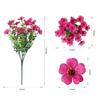 Amazon Flores Artificiais Transfronteiriças Eucalipto Amor-Perfeito Arranjo de Flores Artificiais de Seda Decoração para Casa Ornamentos de Plantas Criativas