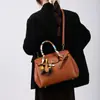 Bolso Nuevo para Mujer 2026, Moda Retro Popular Europea y Americana Tipo Kelly, Bolso Cruzado de Hombro Casual, Bolso de Mano con Estilo