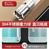 Dispensador de jabón para platos de acero inoxidable, extensor de dispensador de jabón para fregadero, presurizador de detergente para fregadero, tubo de extensión