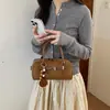 Bolsa Pequena Color Block Casual de Verão para Mulheres 2026 Nova Moda Simples de Mão Bolsa Almofada Versátil de Ombro Transversal