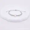Ventas Directas de Fábrica Pulsera Tejida a Mano de Piedra Natural Pura Ojo de Tigre Ópalo Cuerda de Mano