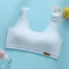Ropa interior para niñas periodo de desarrollo chaleco deportivo para niñas estudiantes de secundaria algodón puro anti-golpes 12-14-16 años sujetador para niñas