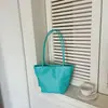 Bolsa Tote de Color Sólido Estilo Coreano Nuevo Verano 2026, Bolso de Hombro/Axila Simple de Moda Relajada, Bolso Cubo Casual