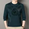 Sudadera para Hombre Otoño Nuevo Estampado Camiseta de Manga Larga con Cuello Redondo para Hombre Tendencia de Moda Ropa para Hombre Top Camiseta Básica