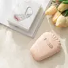 5 Espejo de Concha Brocha de Maquillaje Portátil Mini con Espejo de Maquillaje Combinación Viaje Pequeño Set de Brochas de Maquillaje