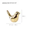 Arte Moderna Nórdica Estilo Minimalista Modelo de Quarto Estudo Pássaro Dourado de Cerâmica Decoração Suave Ornamento Criativo