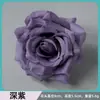 Cabezas de Rosas Artificiales Hechas a Mano Corona DIY Decoración de Coche de Boda Arreglo Tocado Flores de Seda Flores Falsas Adornos Ramo Celebración de Boda
