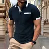 Nova Camiseta Masculina Simples Versátil Manga Curta Top Linha Manga Curta Slim Fit Manga Curta