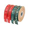 Cinta Navideña Jiechang Hilo Dorado Cinta para Regalo de Navidad Flor Ramo de Regalo Empaque Cinta Navideña