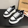 Tênis de Corrida Branco Personalizados para Mulheres 2025 Novo Outono Plataforma Altura Tênis Dad Versátil Popular Sapatos Casuais