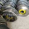 Roda de guindaste conjunto de rodas viajantes viga dupla ponte QD trilho único bilateral roda motriz roda movida caixa de engrenagens angular roda