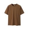 Nueva Camiseta Personalizada de Algodón Puro de 180g, 21 Hilos, Cuello Redondo, Manga Corta para Hombre, Color Sólido, Holgada, Versátil, Camiseta Básica con Logo Impreso