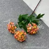 3 Flores de Hortensia Artificiales para Decoración de Pasillo de Salón de Bodas, Decoración para el Hogar y Hotel