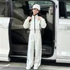 Conjunto deportivo para niñas, nuevo estilo de otoño, conjunto elegante blanco de dos piezas, chaqueta para niñas mayores, ropa infantil casual