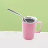 Nuevo Vaso Shot Mini de Acero Inoxidable 304 de Doble Capa con Asa Portátil Taza de Café Colorida de 3 oz para Coche