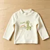 Ropa interior térmica para niños 2026 Invierno Nuevo Niños Lindo Versátil Superior Dibujos Animados Niños Grandes Ropa interior cálida Mayoreo