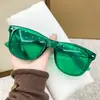 Gafas de Sol Cuadradas Tipo Clavo de Arroz 2026 Nueva Tendencia de Moda Europea Americana Gafas de Sol de Personalidad Color Caramelo Gafas de Sol Transfronterizas