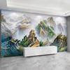 2025 Novo 3D Classy Atmosférico Grande Muralha TV Fundo Papel de Parede Decoração Sala de Estar Escritório Mural Revestimento de Parede
