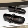 Zapatos Planos de Mujer Estilo Chanel Temporada Primavera y Otoño 2026 Mocasines de Correa Única Zapatos Cómodos para Mamá Zapatos de Maternidad Venta al por Mayor