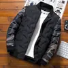 Jaqueta Masculina 2022 Inverno Masculina Quente Algodão Casaco Marca da Moda Transfronteiriça para Baixo Jaqueta de Algodão Jaqueta de Beisebol Camuflada Roupas de Algodão