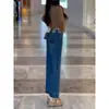 Pantalones Rectos de Pierna Recta que Cubren la Cadera 2026 Primavera/Verano Nuevos Jeans Rectos Acampanados Ajustados Cropped para Mujeres Pequeñas