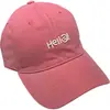 Nueva Gorra de Béisbol de Algodón Puro para Mujer, Gorra de Béisbol con Letras Retro Americanas, Delgada, Transpirable, Adelgazante para el Rostro, Verano, Ala Ancha, para Hombres