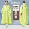 Impermeable para Patinetas Eléctricas, Estilo Largo, a Prueba de Tormentas para Todo el Cuerpo, Unisex para Adultos, con Mangas, Adecuado para Montar, Poncho de Lluvia para Bicicleta Eléctrica