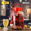 Botella de vidrio casera para hacer vino con grifo, botella de vino de mirto, botella de fermentación de vino, frasco sellado para enzimas, frasco de vino, frasco para pepinillos
