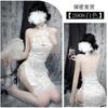 Lingerie sexy sexy sem costas fenda alta cheongsam sedutor role play estilo retrô traje cheongsam feminino 2008