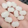 Xinjiang Hotan Jade Branco Bambu Jade Contas Espalhadas Gordura de Carneiro Ouro Branco Seda Jade Jade Jade Alta Estrada Acessórios de Joias Contas de Jade