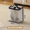 Bolsa de armazenamento de sapatos de malha suspensa para guarda-roupa doméstico, bolsa de sapatos à prova de poeira, bolsa de mão portátil para viagem para armazenamento de sapatos esportivos