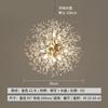 Lustre Fogos de Dente-de-Leão Luzes de Cristal para Sala de Jantar Minimalista Moderno Quarto Bar Vitrine de Loja de Roupas Lâmpadas de Celebridade da Internet