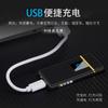 Venta caliente transfronteriza sensor táctil inteligente con luces de colores encendedor de cigarrillos de doble cara encendedor ultrafino a prueba de viento