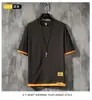 Camiseta de Manga Corta para Hombre de Verano Estilo Coreano Capa Interior Camisa Base Nueva Conjunto de Pareja Falso Camiseta Holgada de Moda
