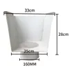 Sistema de Drenagem de Água da Chuva para Calha de Plástico PVC, Calha de Telhado, Tubo de Drenagem Conectado a um Vaso de Plantio em Forma de U